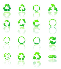 recycle icons vector