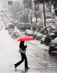 red umbrella