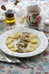 Trota ai finferli trifolati e patate - Secondi di pesce Trentino