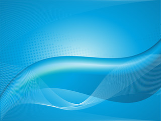 abstract blue waves