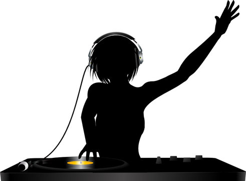 DJ silhouette