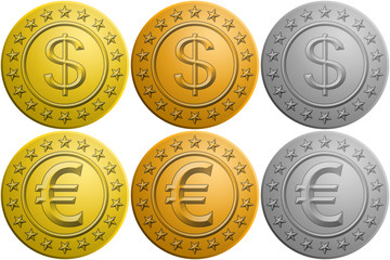 Spielgeld Münzsammlung