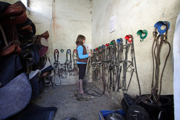 dans la sellerie © Claude Calcagno