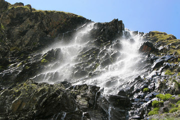 Waterfall in spring season