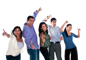 Fototapeta premium Happy group