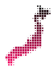 Karte von Japan