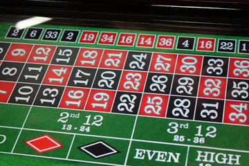 roulette table