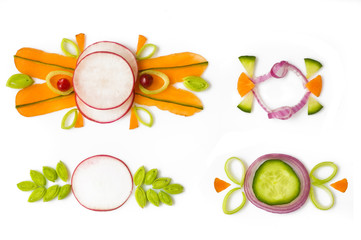 ornamental vegetable background