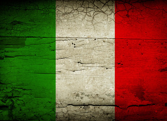 Grunge Italia flag