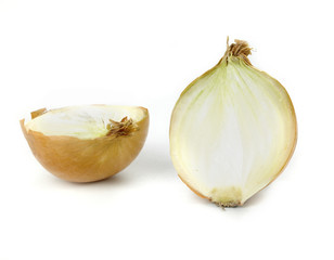 An Onion cut in half