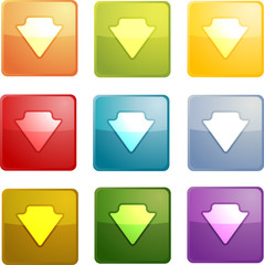 Down arrow icons