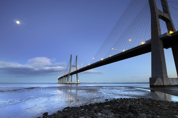 Vasco da Gama Bridge by night
