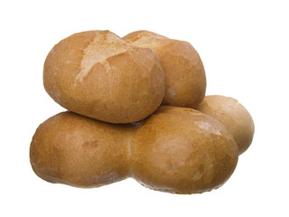 Bread buns isolated on a white background