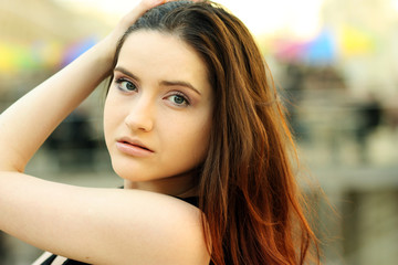 Beautiful young adult girl