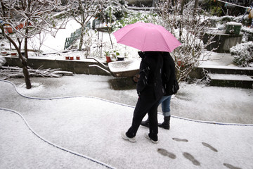 Winter landscape in Viseu