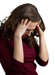 women have a headache