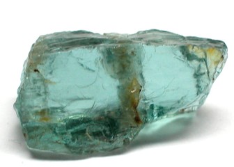 Aquamarine rough gemstone