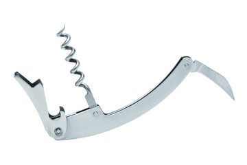 Modern metal corkscrew
