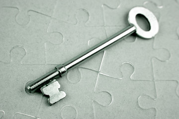 Key on puzzle