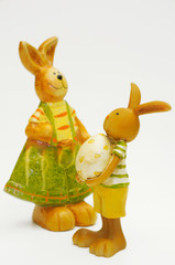 Osterhase und Osterhäsin