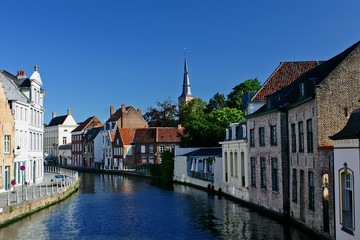 Fototapeta na wymiar buildings in Brugge