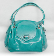 Fashionable turquoise Handbag