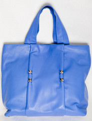 Fashionable blue Handbag