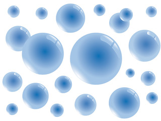 Wasser Blasen 4 - obrazy, fototapety, plakaty
