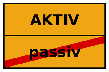 aktiv - passiv