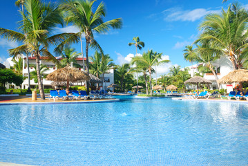 Tropical swimming pool