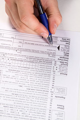 Obraz premium Preparing Taxes