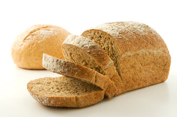 Healthy whole wheat breads