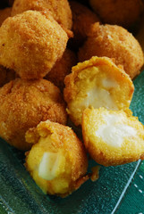 Crocchette al taleggio e polenta - Antipasto della Lombardia