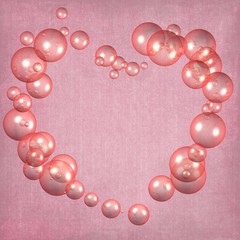 Obraz premium bulles roses