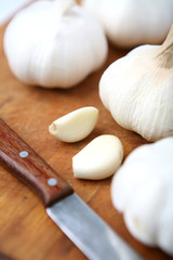 Chopping the Garlic