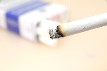 Cigarro en primer plano