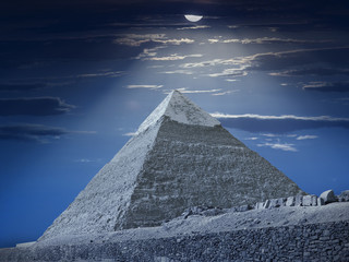 Chefren's pyramid fantasy. Egypt series