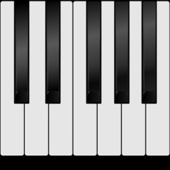 Naklejka premium klaviertasten III