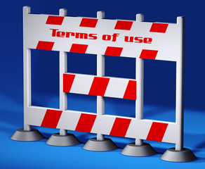 Icon: Terms of use - Nutzungsbestimmungen
