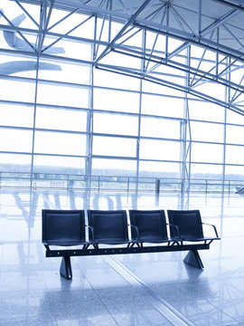 Sitzgruppe in einem Terminal