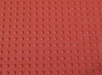 Red Non-Slid Pattern on a Sidewalk