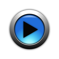 aqua blue next button with metalic ring