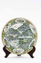 Chinese Green Plate