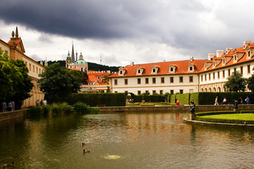Obraz premium The original mannerist garden of Albrecht of Wallenstein. Prague