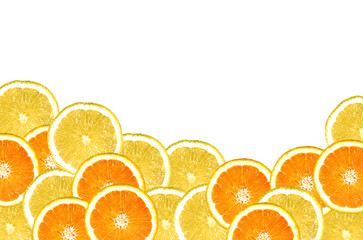 orange and lemon