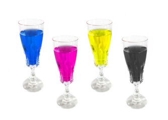 colored glasses