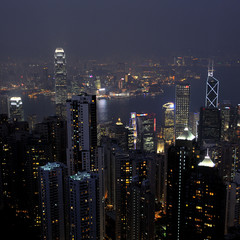 Hong Kong by night