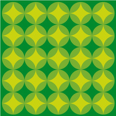 Retro Kreis Viereck 4