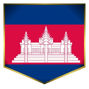 drapeau ecusson cambodge cambodia flag