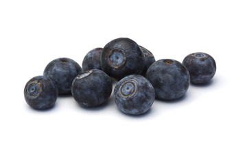 blueberries isolated
